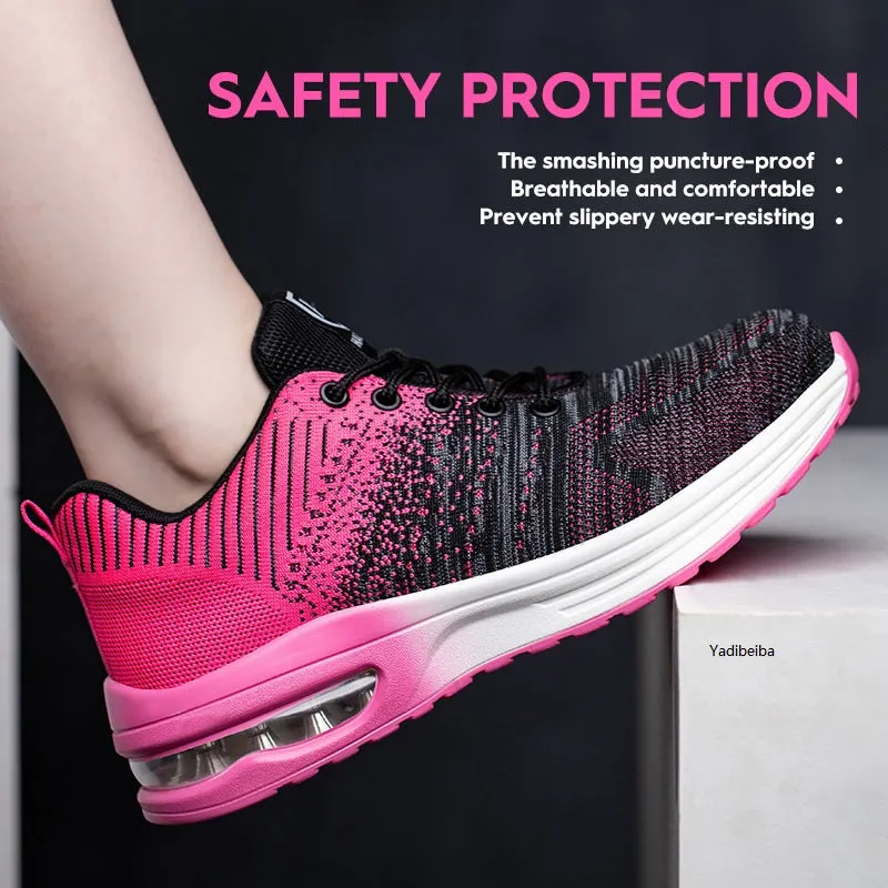 S1 Safety shoes work sneakers, steel toe, unisex