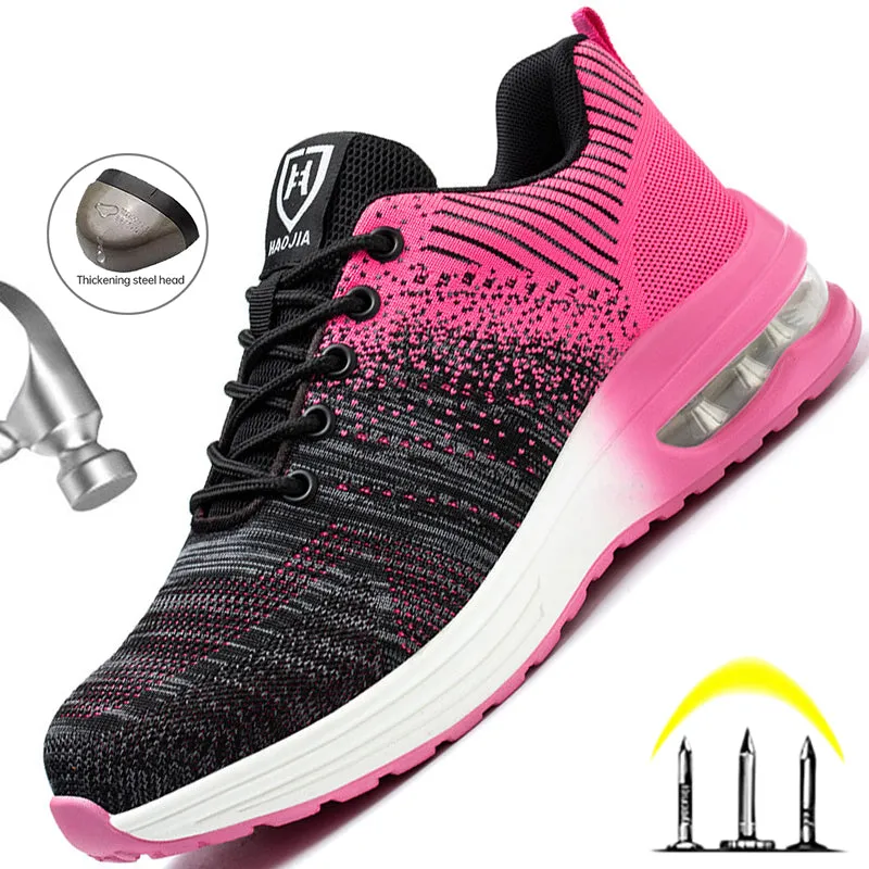 S1 Safety shoes work sneakers, steel toe, unisex