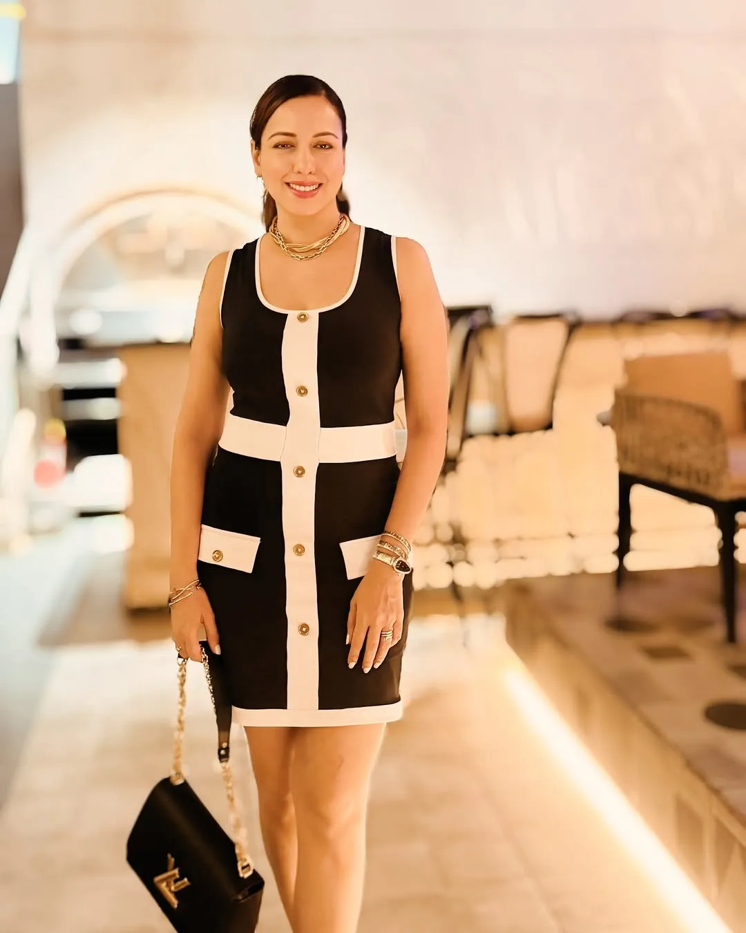 SLAY. Women's Black Cocktail Dress